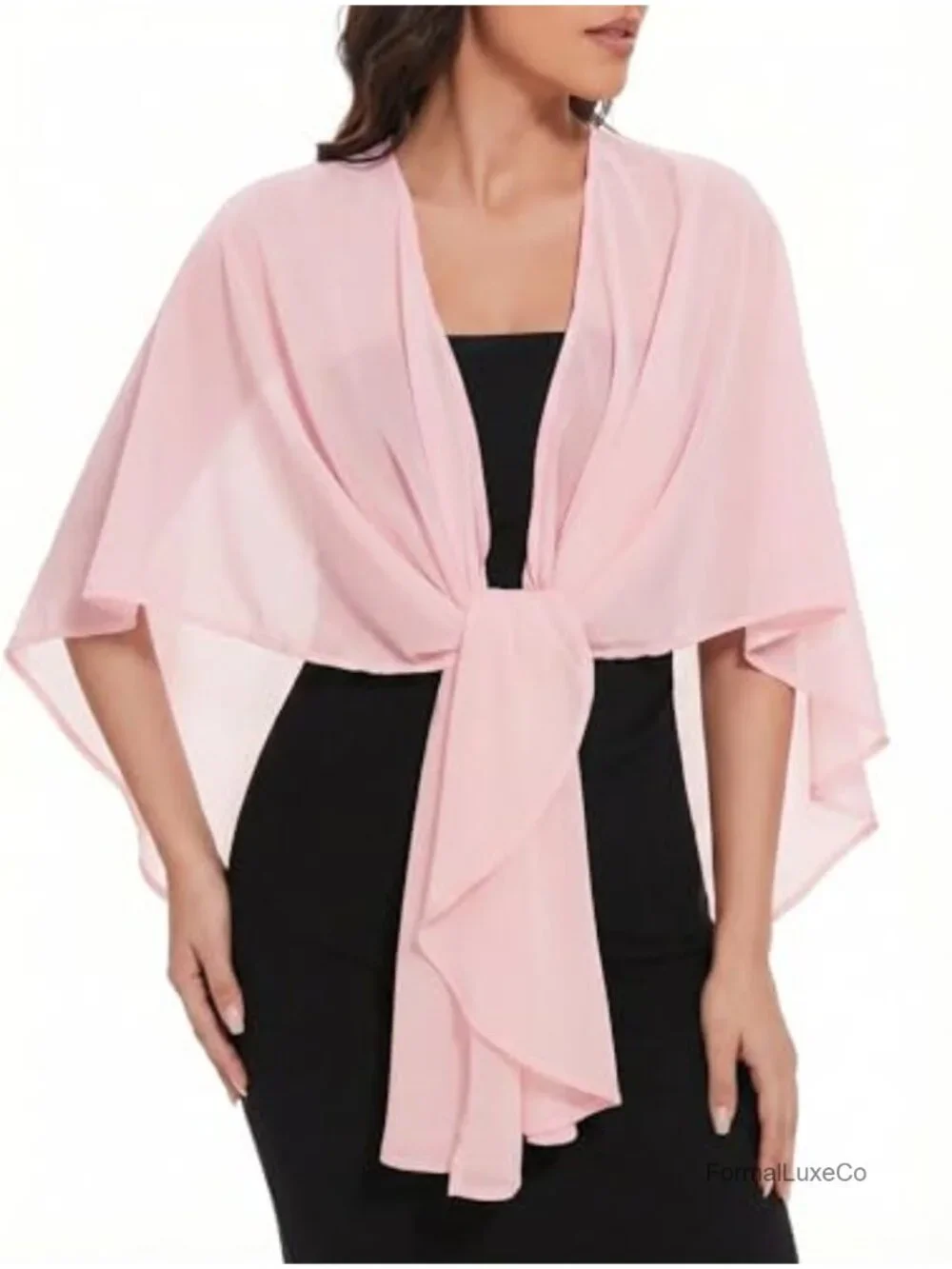 Sheer Chiffon Shawl Wrap Evening Dress Scarf Cover Up Bridal Prom